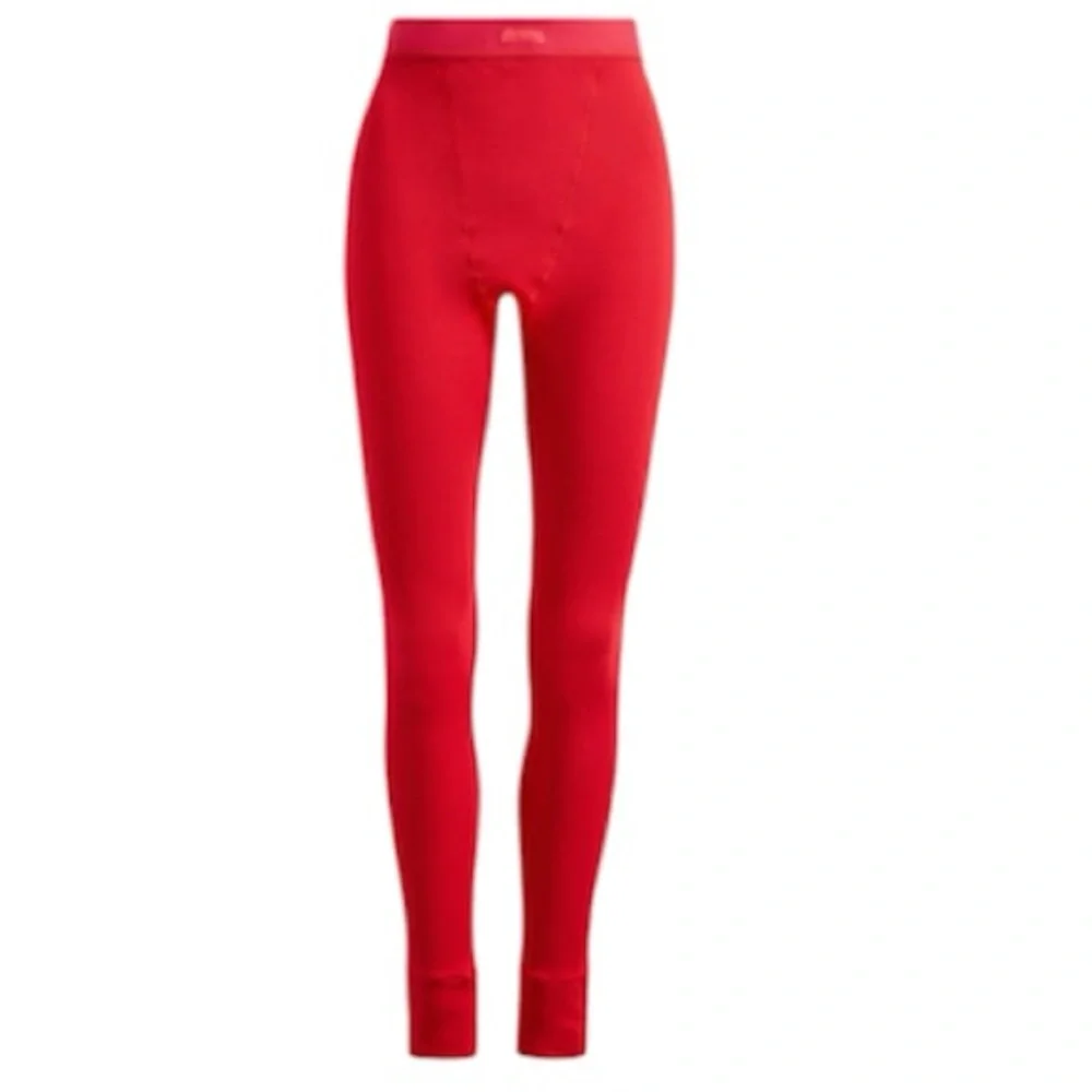 SKIMS COTTON RIB LEGGING, Cranberry, Size Small, NWOT, tried on.